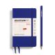 Kalender Leuchtturm 2025 A6 uge+noter linjeret hardcover ink