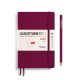 Kalender Leuchtturm 2025 B6+ uge+noter linjeret softcover port red