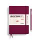 Kalender Leuchtturm 2025 A5 uge+noter dot hardcover port red