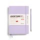 Kalender Leuchtturm 2025 A5 daglig hardcover lilac