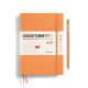 Kalender Leuchtturm 2025 A5 daglig hardcover apricot