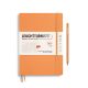 Kalender Leuchtturm 2025 B5 måned+note softcover apricot