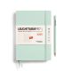 Kalender Leuchtturm 2025 A5 uge+noter linjeret hardcover mint green