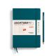 Kalender Leuchtturm 2025 A5 uge+noter linjeret hardcover pacific green