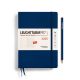 Kalender Leuchtturm 2025 A5 uge+noter linjeret hardcover navy