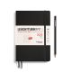 Kalender Leuchtturm 2025 A5 uge+noter linjeret softcover black