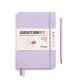 Kalender Leuchtturm 2025 A5 uge+noter linjeret softcover lilac