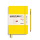 Kalender Leuchtturm 2025 A5 uge+noter linjeret softcover lemon