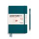 Kalender Leuchtturm 2025 A5 uge+noter linjeret softcover pacific green