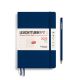 Kalender Leuchtturm 2025 A5 uge+noter linjeret softcover navy