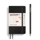 Kalender Leuchtturm 2025 A6 uge+noter linjeret softcover black