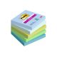 Notesblok post-it 76x76mm 654 oasis 6ass