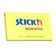 Notesblok stick'n 76x127mm gul