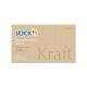 Notesblok stick'n 76x127mm kraft