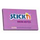 Notesblok stick'n 76x127mm lilla