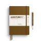 Notesbog L A5 ulinjeret spice brown hardcover