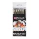 Multiliner pigma manga sæt 6ass 