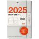 Kalender Leuchtturm 2025 selvklæbende månedsoversigter A5