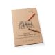 Skitseblok SMLT authentic A4 135g brun