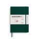 Kalender Leuchtturm 2026 B5 uge+noter linjeret hardcover forest green