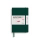 Kalender Leuchtturm 2026 B6+ uge+noter linjeret softcover forest green
