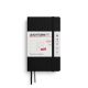 Kalender Leuchtturm 2026 A6 uge+noter linjeret softcover black